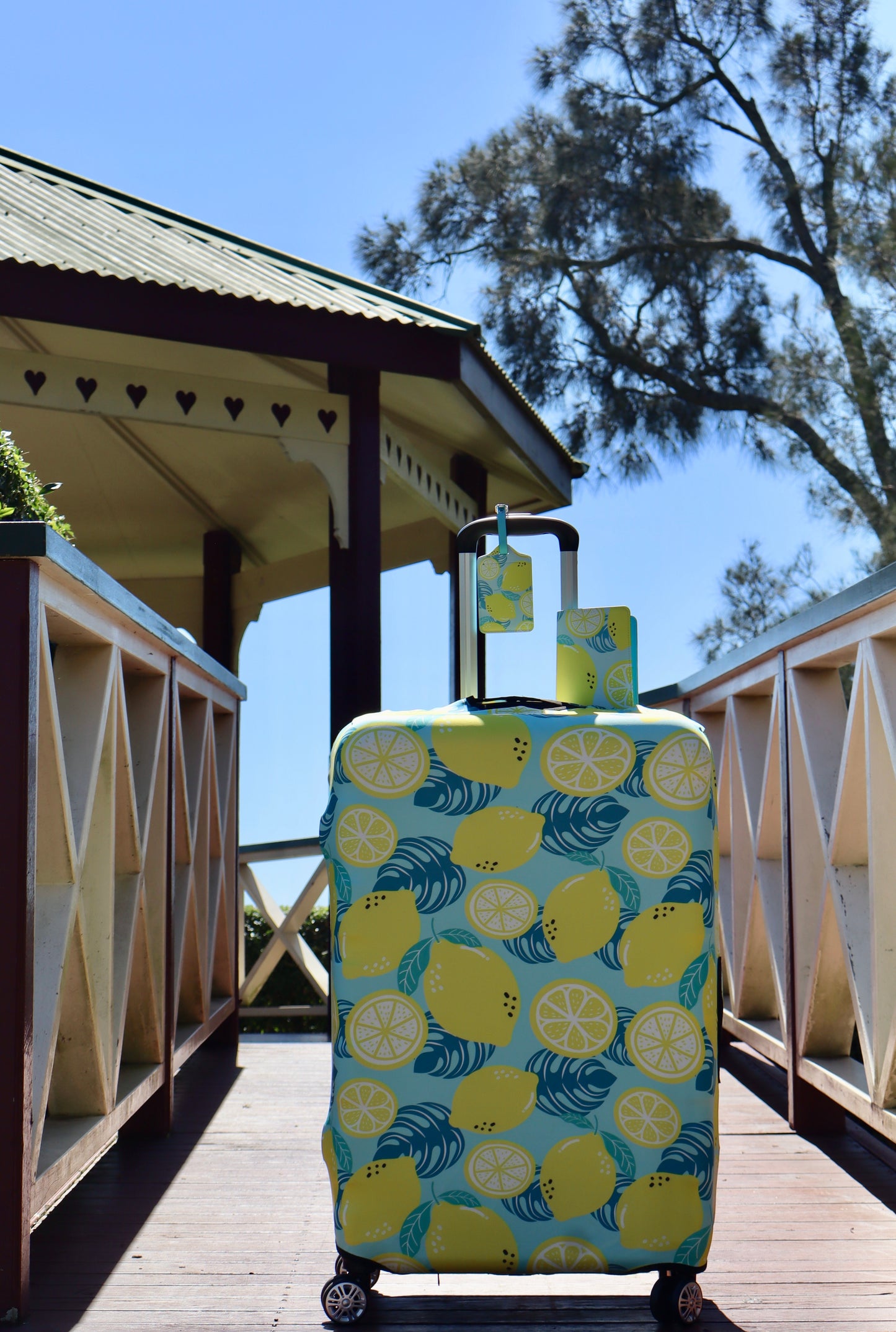 Luggage Cover - Citrus Chic