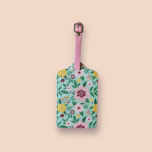 Luggage Tag - Wanderlust Blooms