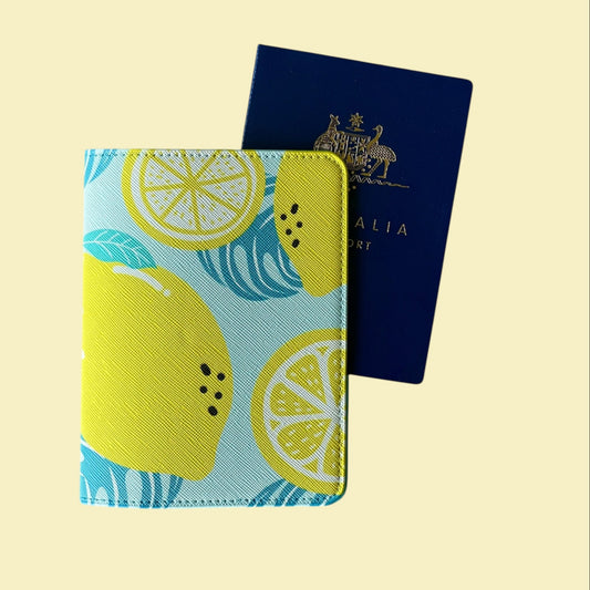 Passport Cover - Citrus Chic