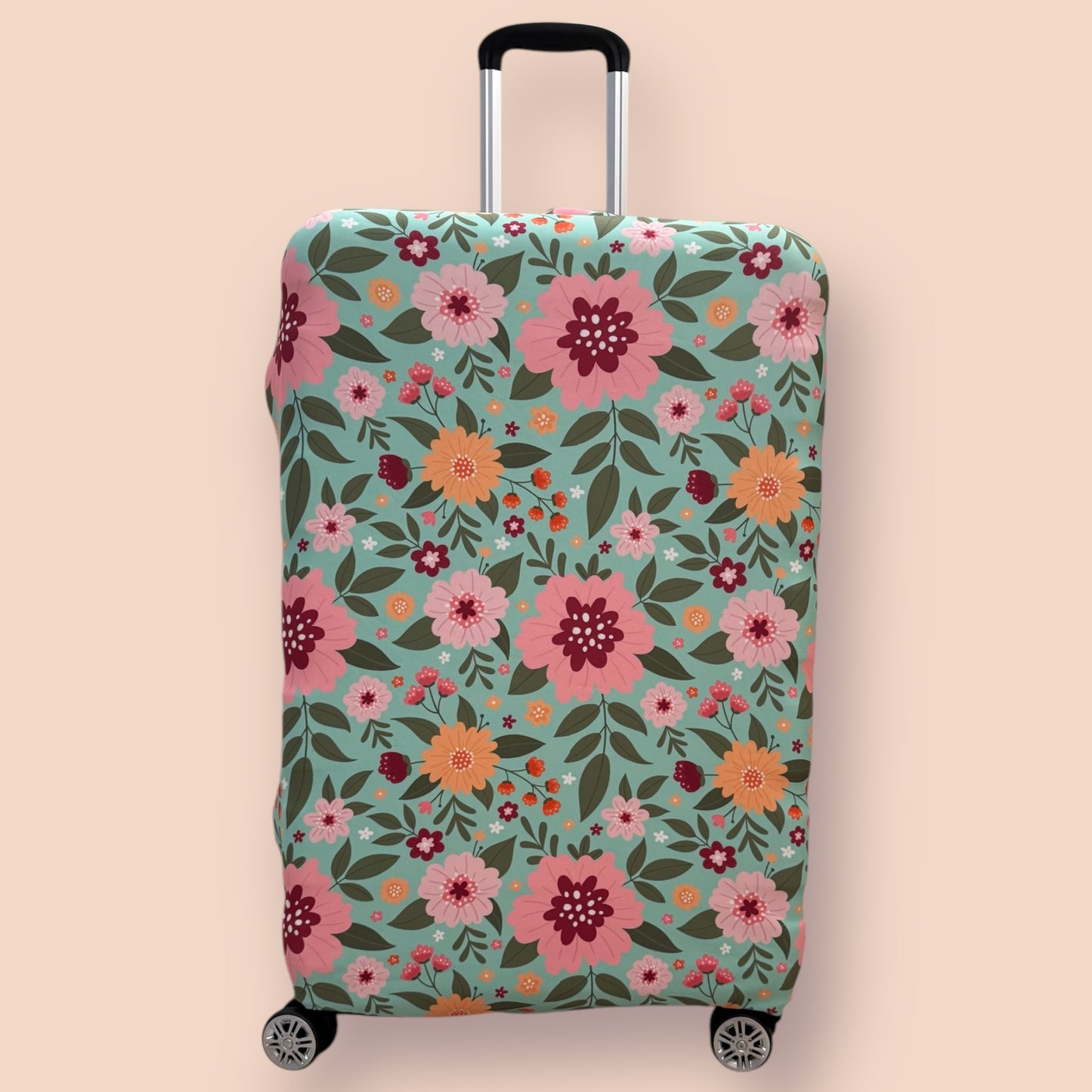 Luggage Cover - Wanderlust Blooms